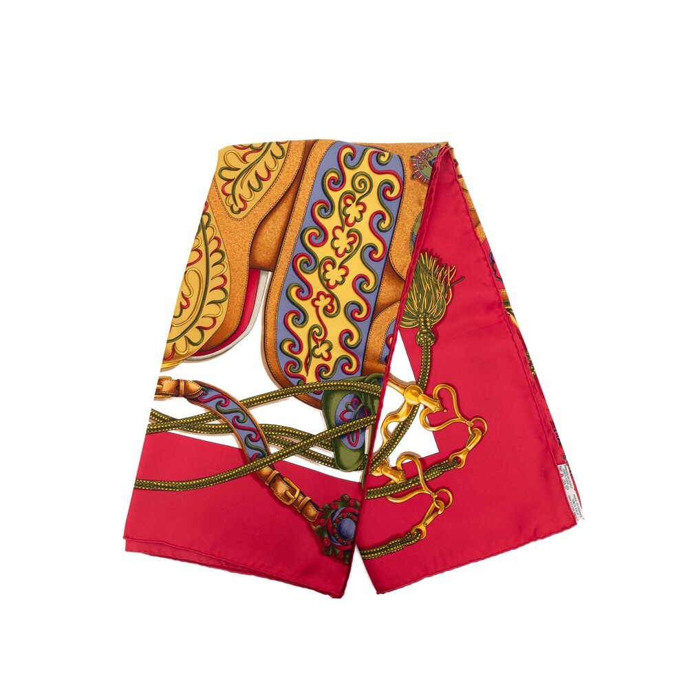 Pre-Loved Hermes Festival des Amazones Silk Scarf 90